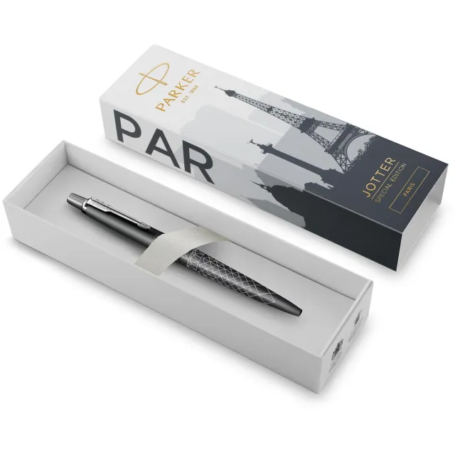 Parker Jotter balpen, special edition Parijs, medium, in giftbox blauw