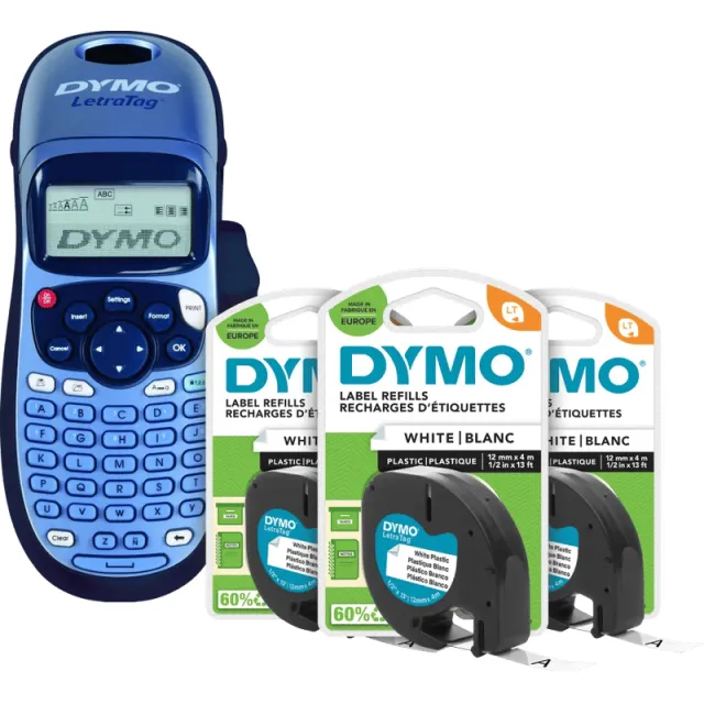 Dymo LetraTag LT-100H + 3 extra labels