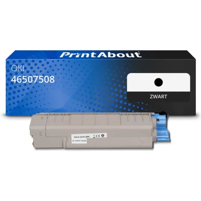 PrintAbout Huismerk OKI 46507508 Toner Zwart