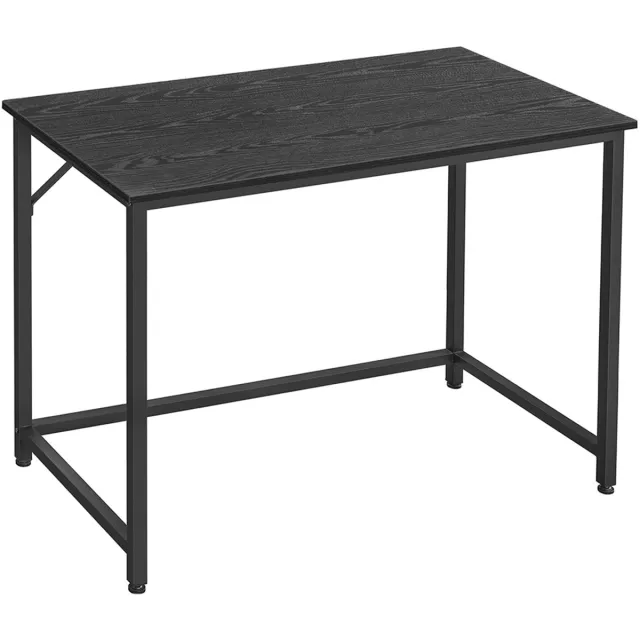 Conway Living Bureau / Computertafel - Thuiswerkplek - Industrieel Design - Zwart (Houtnerf) - 100 x 50 x 75 cm