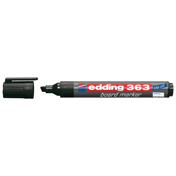 Edding Whiteboardmarker edding 363 schuin 1-5mm zwart