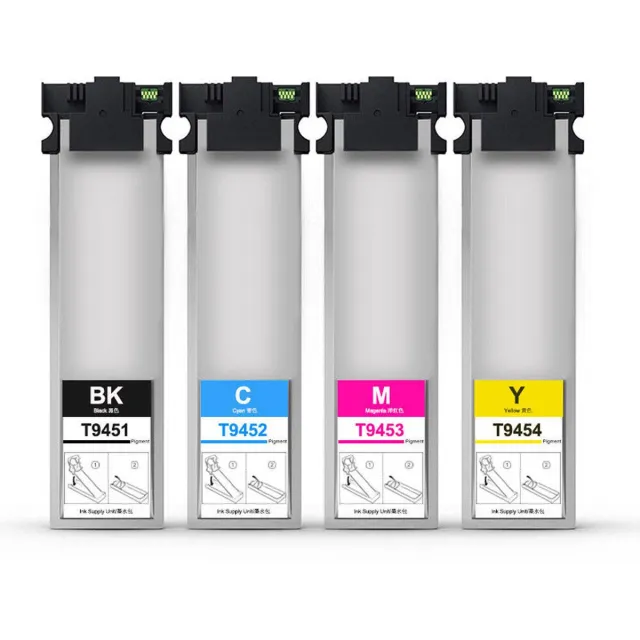 Inktkenners Inktcartridges Geschikt voor Epson T9451-9454XL | Multipack van 4 stuks Geschikt voor Epson WorkForce Pro WF C 5210DW, Epson WorkForce Pro WF C 5290DW, Epson WorkForce Pro WF C 5710DWF, Epson WorkForce Pro WF C 5790DWF Zwart, Cyaan, Magenta, Geel