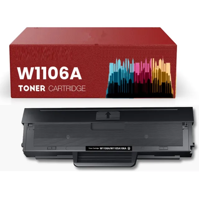 WeCare 106A | W1106A Zwart - Huismerk toner cartridge geschikt voor HP Laser MFP 135A / MFP 135W / MFP 137FNW / 107A / 107W / MFP 135A / 135W / 137FN / 107A / 107W