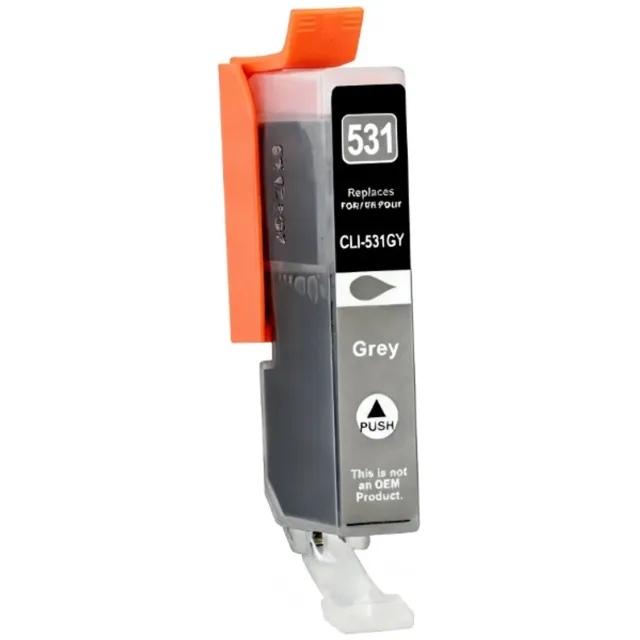 Inktkenners Inktcartridge Geschikt voor Canon PGI-530 / CLI-531 | 1x Grijs cartridge Geschikt voor Canon Pixma TS8750 - TS8751 - Inktpatronen - Inkt - printer