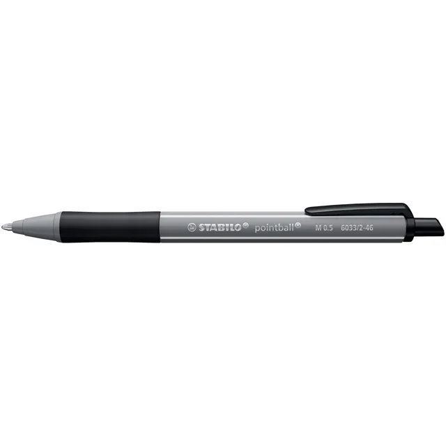 Stabilo Balpen STABILO pointball colorful medium zwart