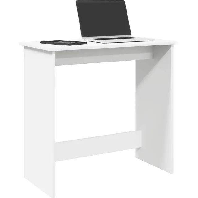 vidaXL Bureau 80x40x75 cm bewerkt hout wit