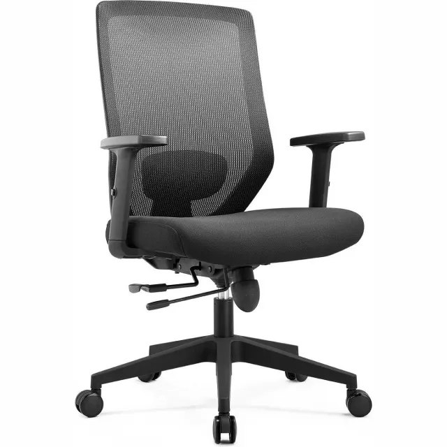 FERBOX - Kantoor & Design Joy - ergonomische bureaustoel netweave - goed verstelbaar zwart