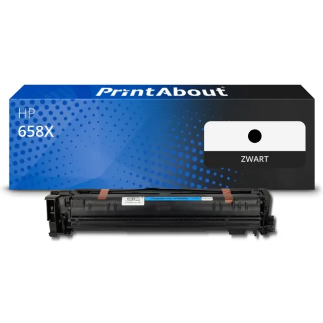 PrintAbout Huismerk HP 658X (W2000X) Toner Zwart Hoge capaciteit