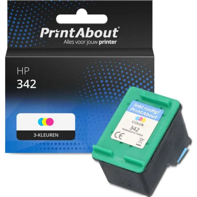 PrintAbout Huismerk HP 342 (C9361EE) Inktcartridge 3-kleuren