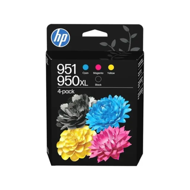 Hp 950/951XL (C3WK1AE) Inktcartridge 4-kleuren Multipack Hoge capaciteit zwart