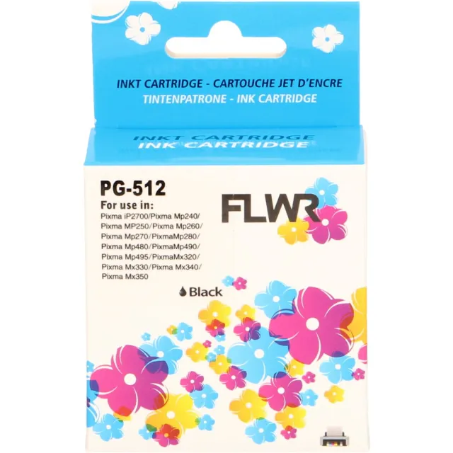 Canon FLWR - Cartridges / Canon PG-512 / zwart / Geschikt voor Canon