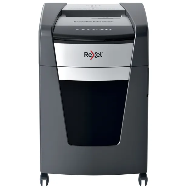 Rexel Papiervernietiger Rexel Momentum Extra XP420+ snippers 4x35mm rood