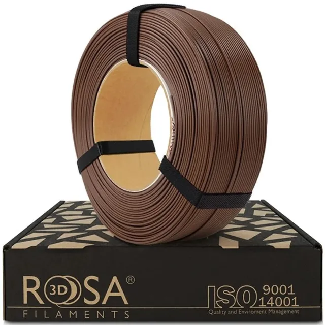ROSA3D PLA chocolate Bruin 1,75 mm 1 kg Refill Filament