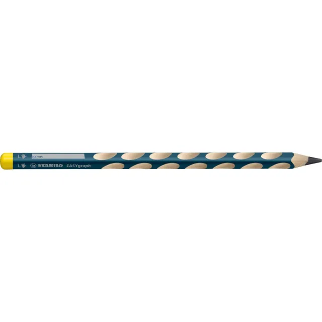 Stabilo EASYgraph potlood, HB, 3,15 mm, voor linkshandigen, petrol
