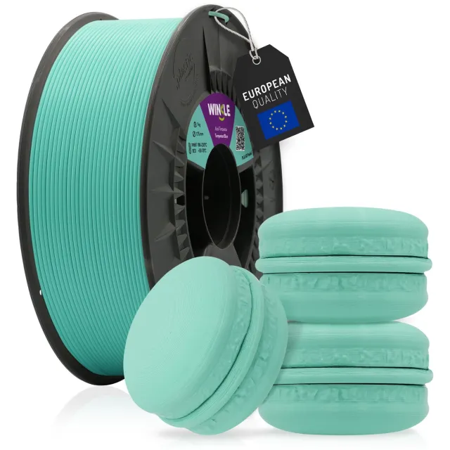 Winkle PLA HD 3D Filament - Filament voor 3D printer - Hoge Nauwkeurigheid - Pastel Turquoise - Ø 1,75 mm - 1 kg