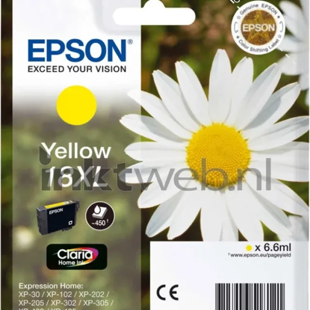 Epson 18XL geel (Origineel Hoge Capaciteit)
