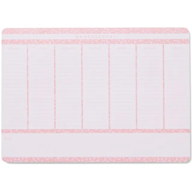 HEMA Magnetische weekplanner roze