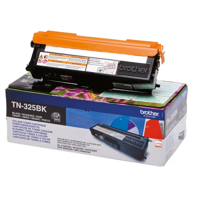 Brother toner, 4.000 pagina's, OEM TN-325BK, zwart