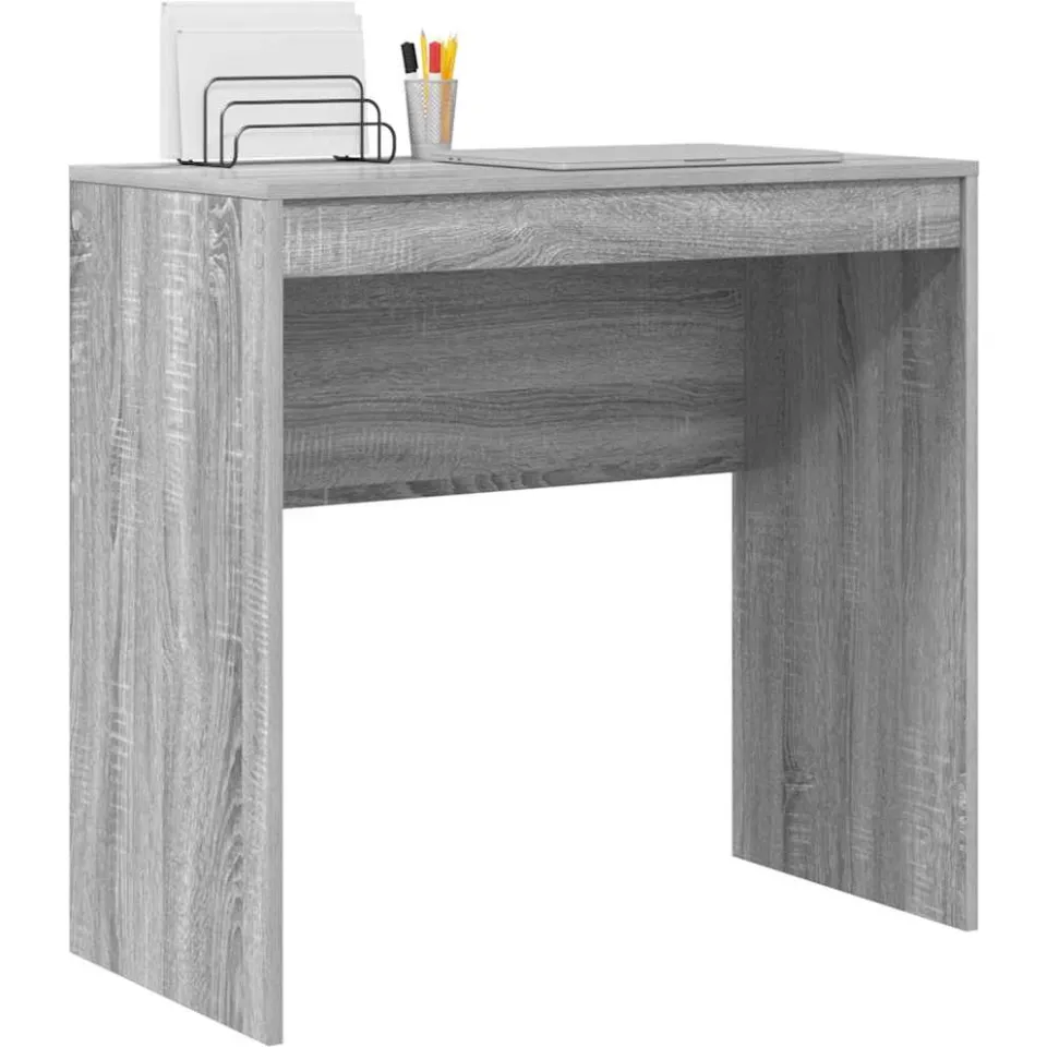 vidaXL Bureau Grijs Sonoma 80 x 40 x 76 cm