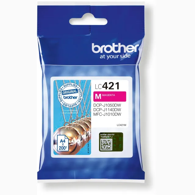 Brother Inktcartridge brother lc-421xlc blauw | 1 stuk | 5 stuks
