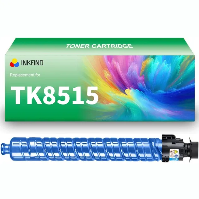 INKFIND TK-8515 Cyaan tonercartridge compatibel met Kyocera TK8515 TK-8515 Cyaan geschikt voor Kyocera TASKalfa 5052ci/6052ci - 1-pack Cyaan Cyaan x 1
