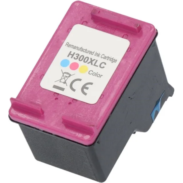 InktDL Huismerk geschikt voor HP 300XL Inktcartridge Kleur - Geschikt voor Deskjet D1660 - D5560 - F2480 - Envy 114 - 120 - Photosmart C4680 - C4780 - CC644EE Color