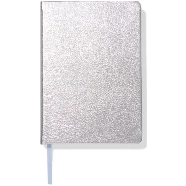 HEMA Notitieboek A5 gelinieerd ribbel (zilver)