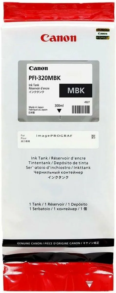 Canon Printer Canon PFI-320MBK Matte back Mat Zwart