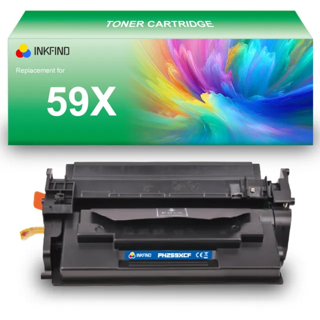 INKFIND 59X tonercartridge compatibel met HP 59X CF259X - 1-pack Zwart