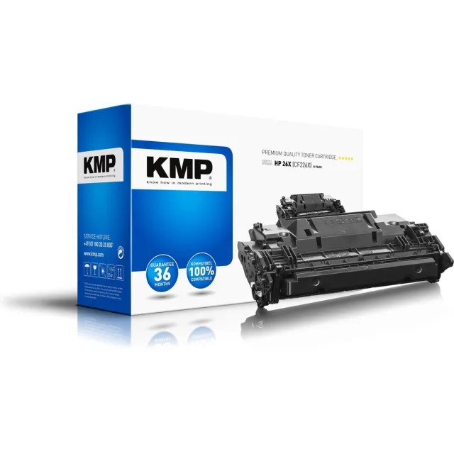 KMP Toner vervangt HP 26X, CF226X Compatibel Zwart 12000 bladzijden H-T245X 2539,3000
