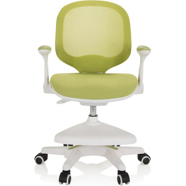 hjh office Kinder bureaustoel KID ERGO groeit mee met het kind Stof/Netstof groen hjh OFFICE