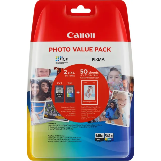 Canon Inktcartridge Canon PG-540L + CL-541XL - Zwart + Kleur