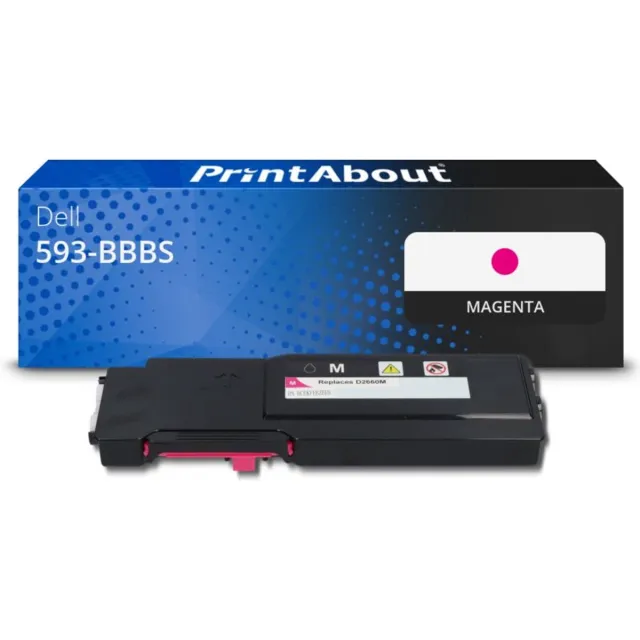 PrintAbout Dell VXCWK (593-BBBS) toner magenta Huismerk