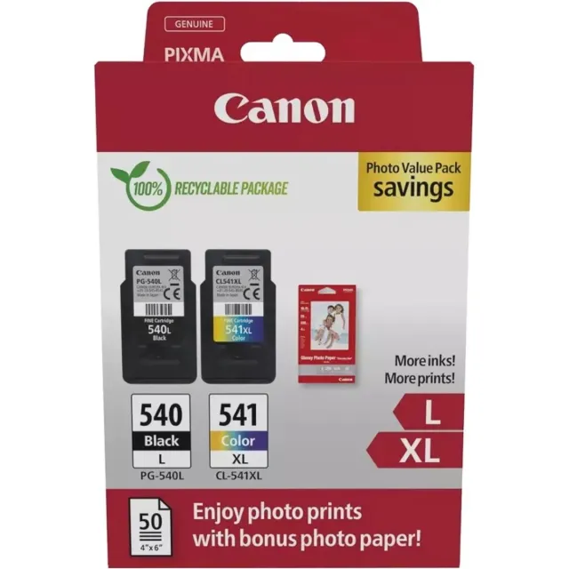 Canon 5224B013 inktcartridge 2 stuk(s) Origineel Zwart, Cyaan, Magenta, Geel Zwart;Cyaan;Magenta;Geel
