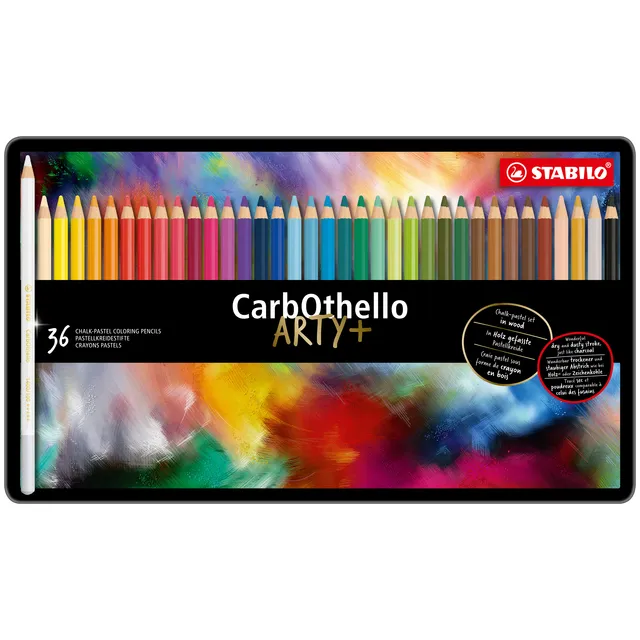Stabilo Kleurpotloden STABILO CarbOthello kalkpastel assorti blik à 36 stuks