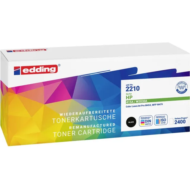 Edding Toner vervangt HP 415A (W2030A) Compatibel Zwart 2400 bladzijden EDD-2210 18-2210