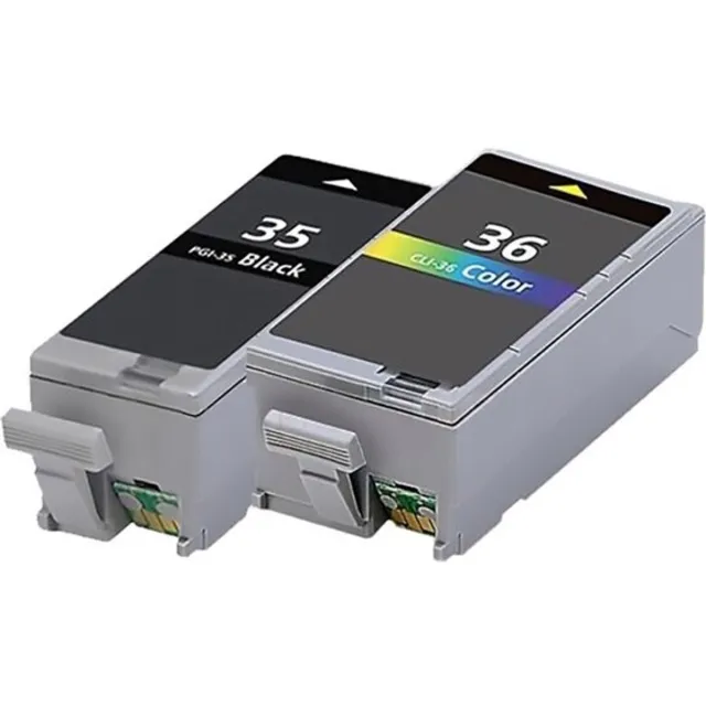Inktkeuze PGI-35 + CLI-36 / Zwart + Alle Kleuren - Huismerk inktcartridge compatible met Canon PIXMA IP100 / Canon PIXMA IP100P / Canon PIXMA IP100V Zwart, Cyaan, Magenta, Geel