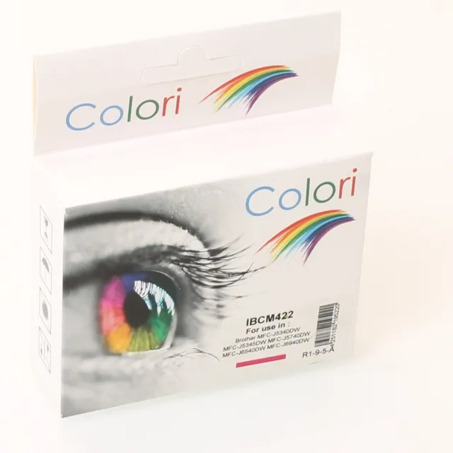 Colori huismerk inkt cartridge geschikt voor Brother LC422M Magenta MFC-J5340DW MFC-J5345DW MFC-J5740DW MFC-J6540DW MFC-J6940DW