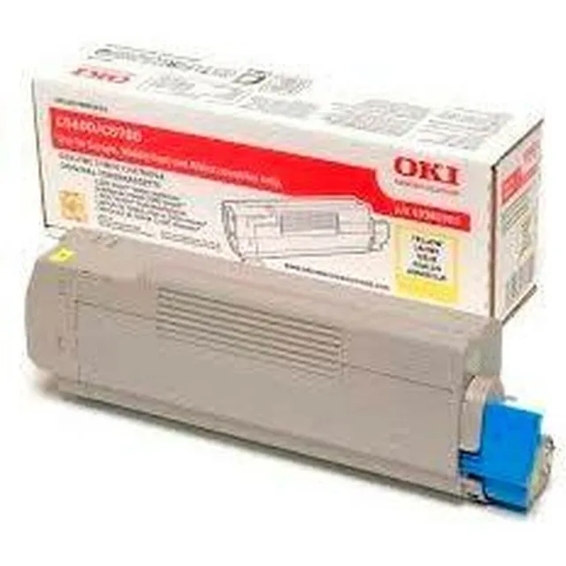 Oki 43381905 - Tonercartridge Geel