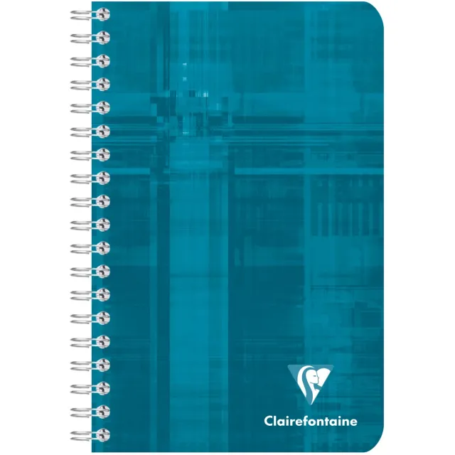 Clairefontaine notitiboekje ft 11 x 17 cm blauw