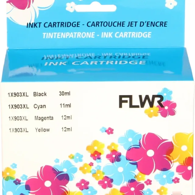 FLWR HP 903XL Multipack zwart en kleur (Huismerk (compatible))