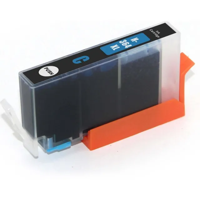 Inktkenners Inktcartridge 1x Cyaan Geschikt voor HP 364XL / 364 Deskjet 3070A 3520 Officejet 4620 4622 Photosmart D5460 C5380 C6380 B8550 5510 5515 5520 6510 6520 7510 7520 eStation Premium Fax TouchSmart Web