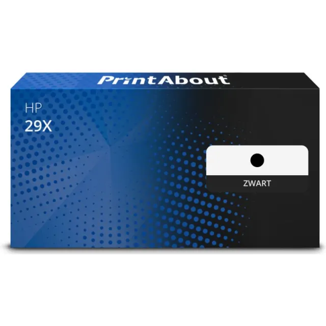 PrintAbout huismerk Toner 29X (C4129X) Zwart Geschikt voor HP