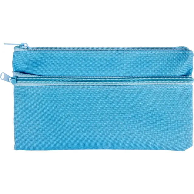 Kangaro pennenzak, plat, ft 21 x 11 cm, blauw