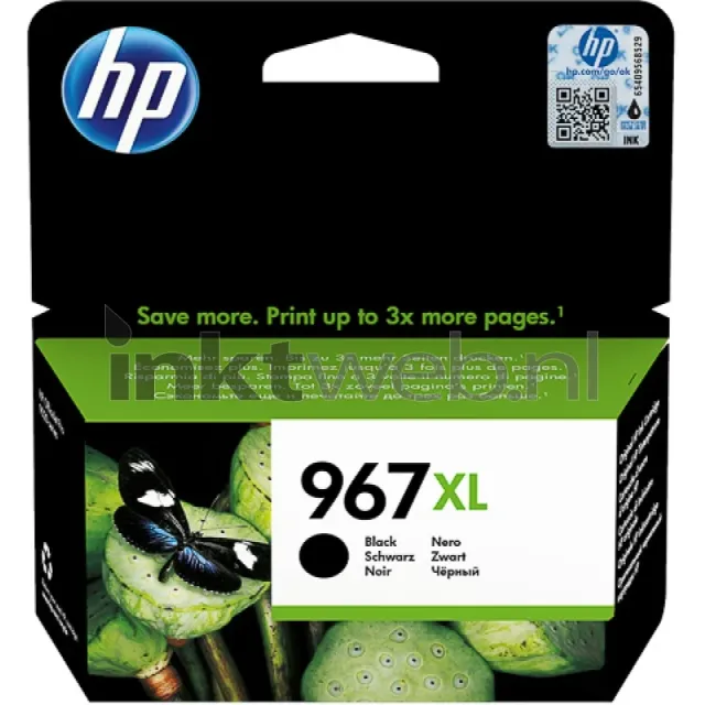Hp 967XL zwart (Origineel XXL)