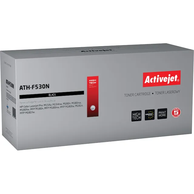 ActiveJet AT-F532N toner voor HP-printer; HP 205A CF532A-vervanging; Opperste; 900 pagina's; geel. Zwart