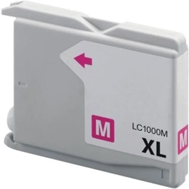 Inktkeuze LC-1000 XL Magenta - Huismerk inktcartridge compatible met Brother DCP 130C \ DCP 330C \ DCP 350C \ DCP 357C \ DCP 540CN \ DCP 560CN \ DCP 750CW \ DCP 770CW \ MFC 240C \ MFC 3360C \ MFC 440CN \ MFC 465CN \ MFC 5460CN \ MFC 5860CN \ MFC 660CN