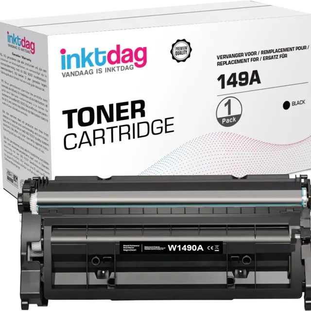 inktdag Toner Cartridge Replacement for HP 149a W1490X 149x W1490A Toner Compatible with HP Laserjet Pro 4002D 4002DN 4002DW 4102DW 4102FDW 4102FDN (1 Zwart