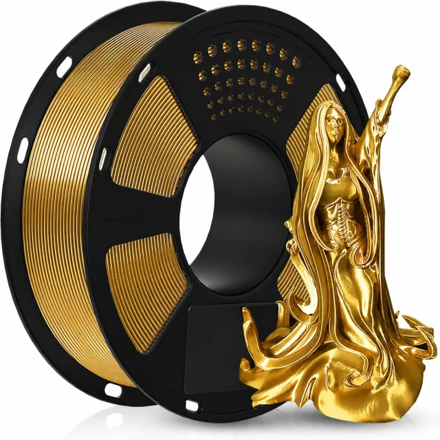 Anycubic PLA Filament Goud 1KG (Incl. Spoel) – 1.75mm – Hoge Precisie – 3D Printer Filament – Snelle Levering Anycubic
