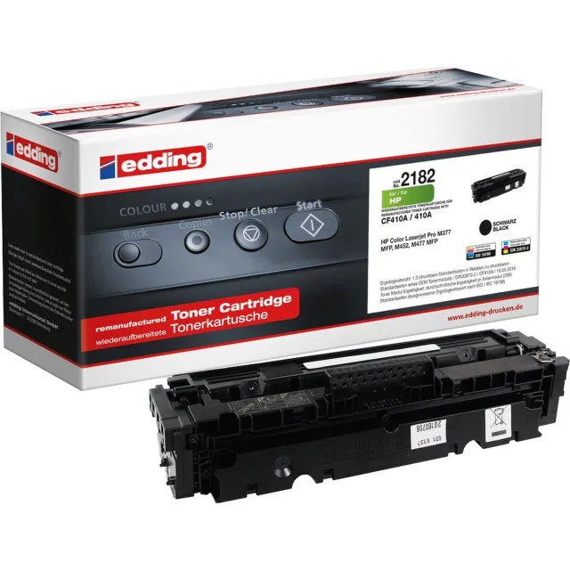 Edding EDD-2182 Toner Single vervangt HP 410A (CF410A) Zwart Compatibel Toner